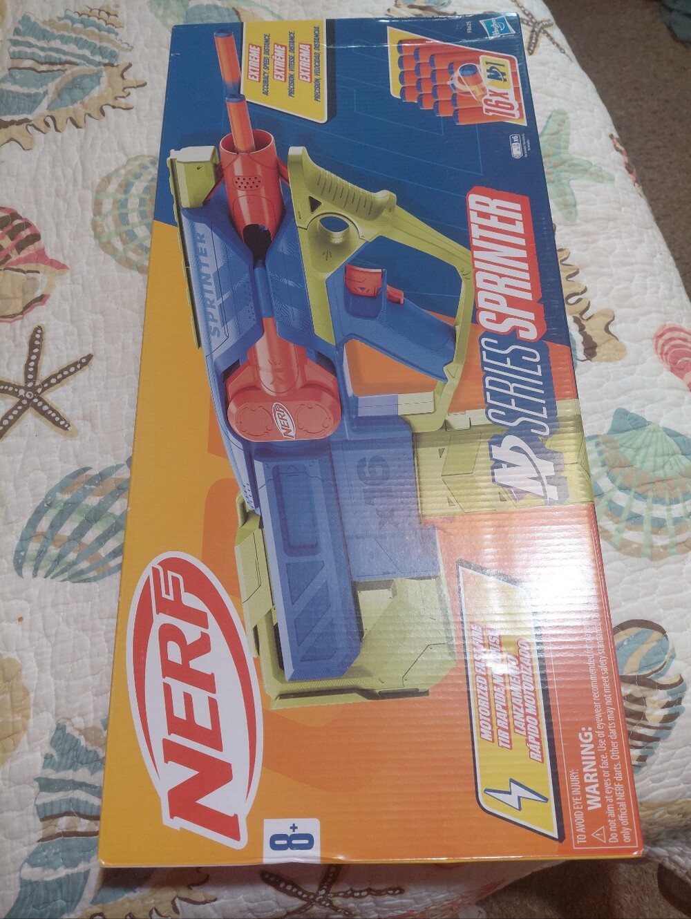NERF N SERIES SPRINTER MOTORIZED BLASTERS/ DARTS GAMES TO NEXT LEVEL Kids 8+